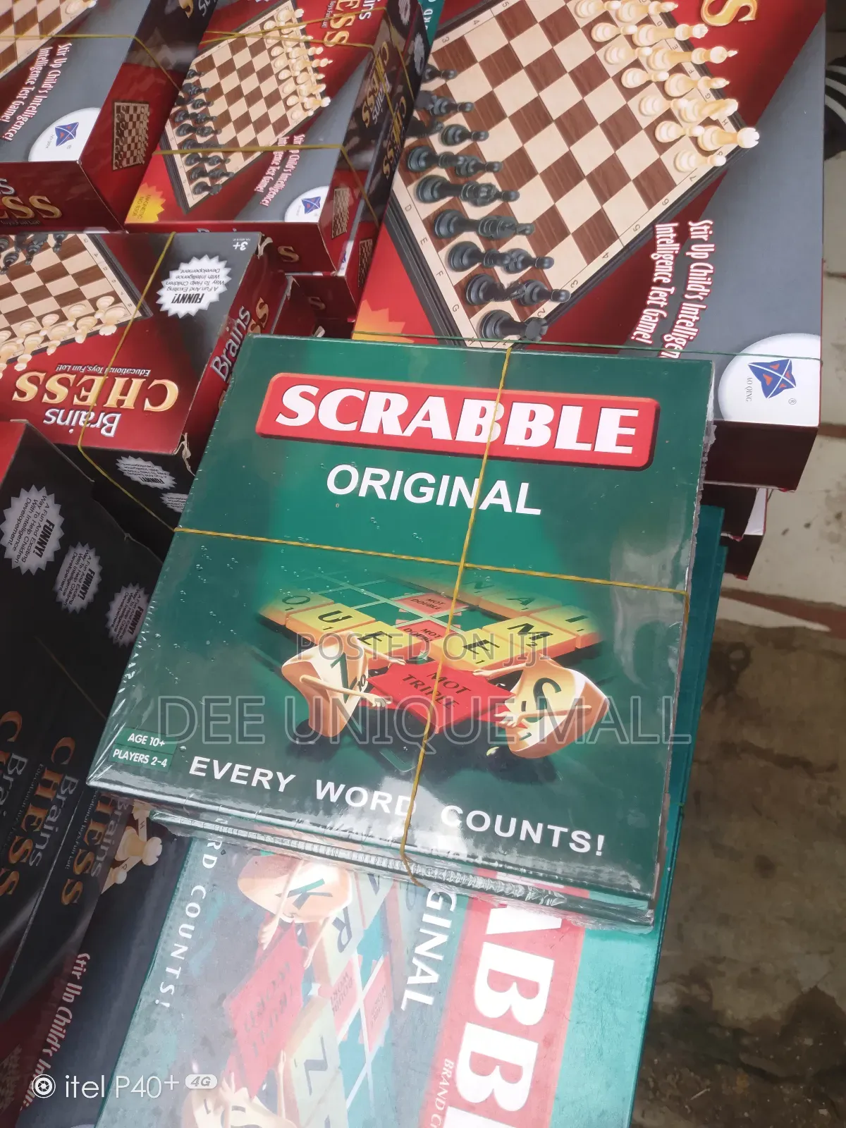 Small Size Scrabble Board Game