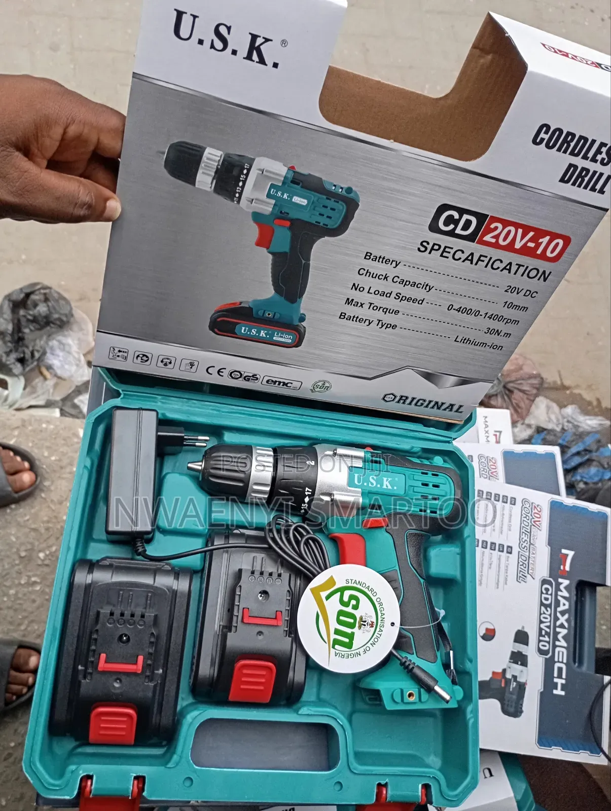 Usk Battery Drilling Machine