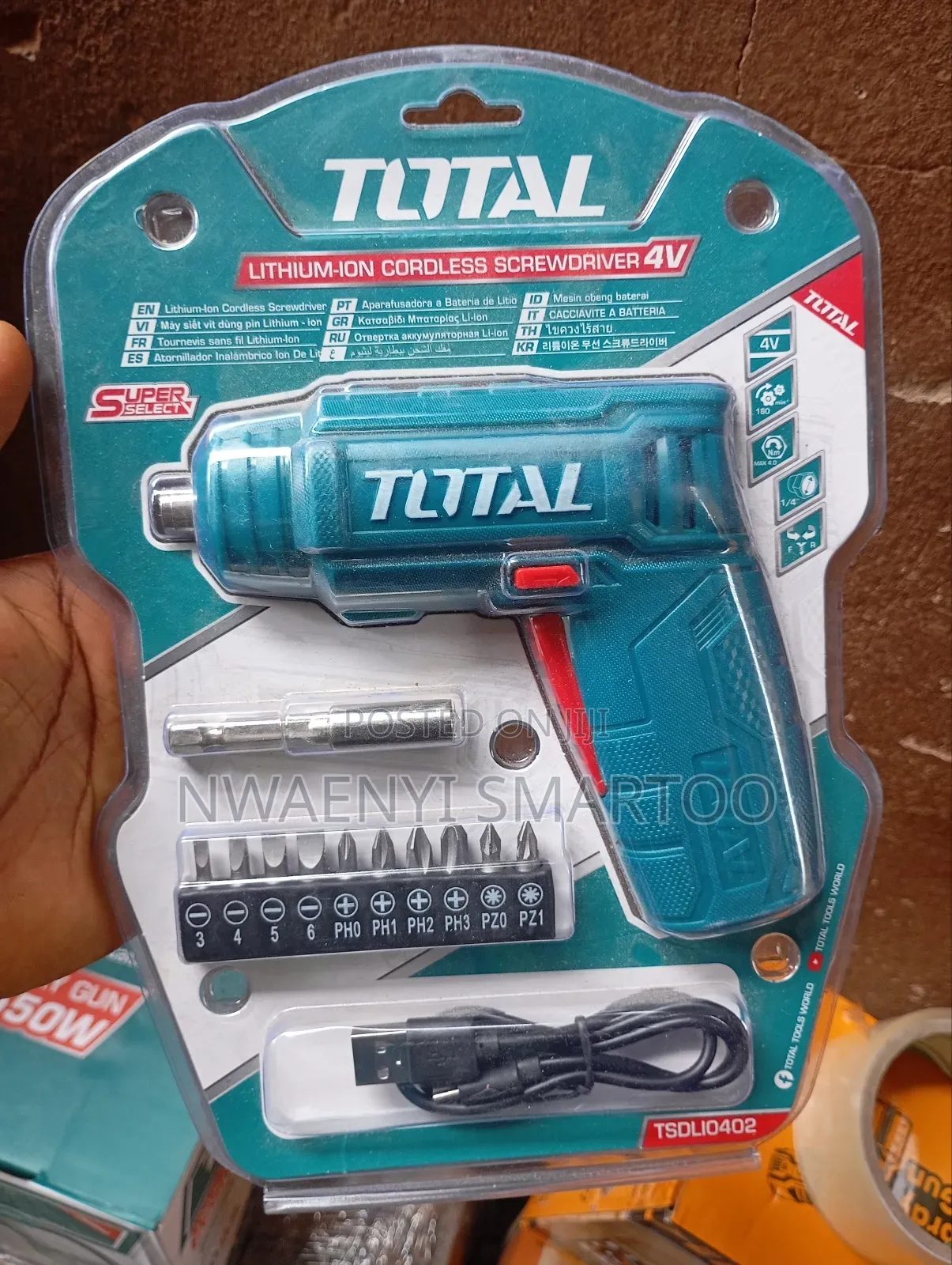 Total Cordless Screwdriver Machine