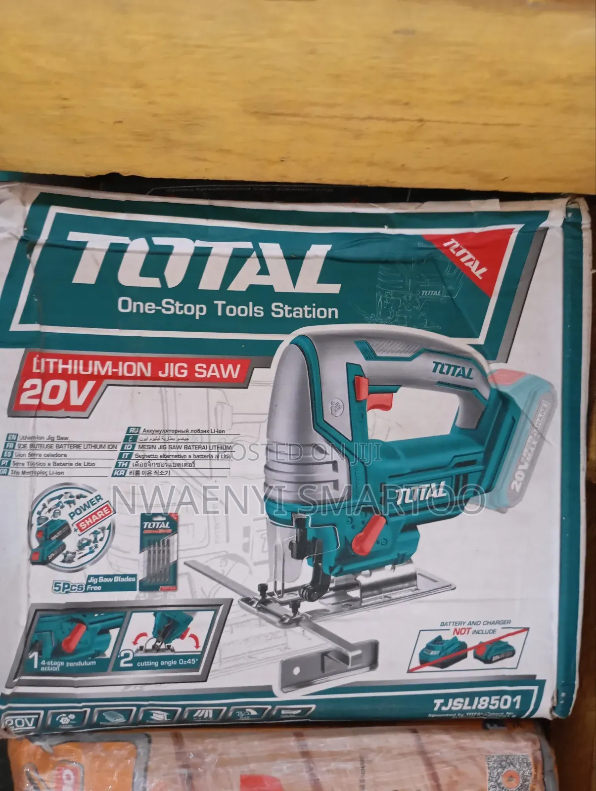 20v Total Battery Jig Saw Machine