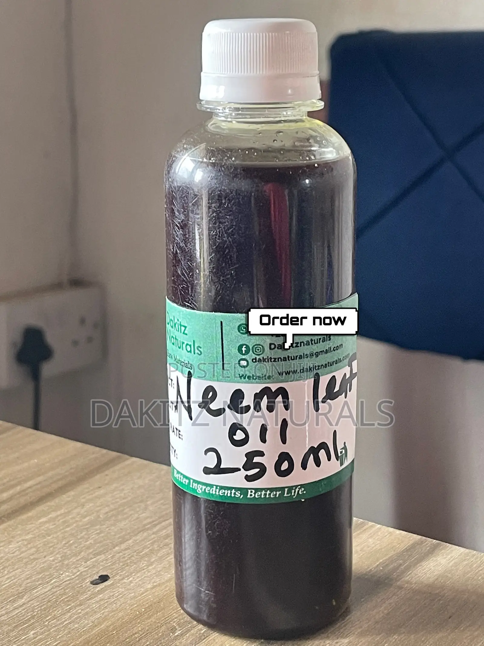 Neem Leaf Oil Cold Pressed 250ml
