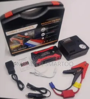 Power Bank Type Battery Jump Start and Tyre Pump