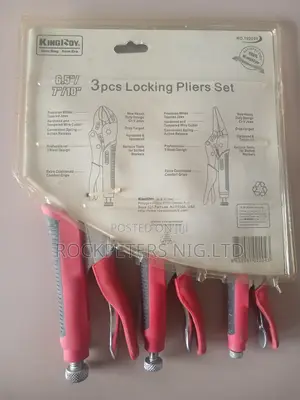 KINGROY 3pcs (6.5",7", 10") Locking Plier Set