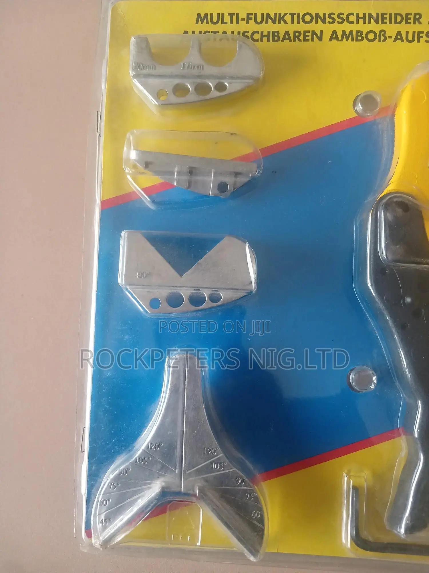 Multi-Function Cutter With 5 Interchangeable Ambobic Attachm