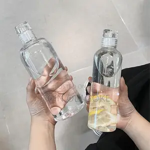 Transparent Multipurpose Water Bottle Packaging Bottle Glass