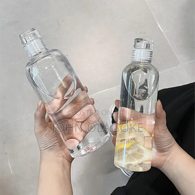 Transparent Multipurpose Water Bottle Packaging Bottle Glass