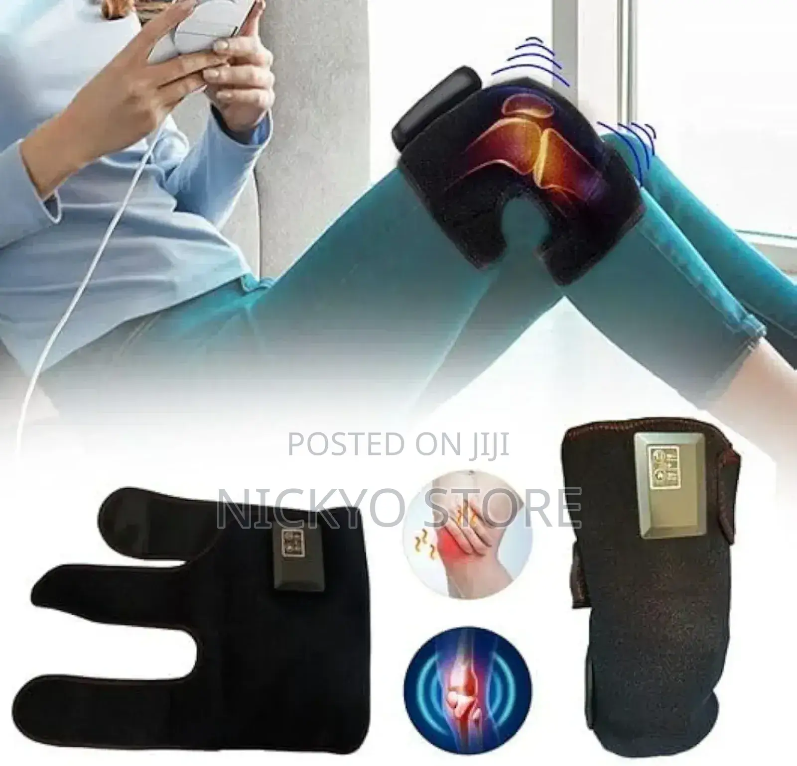 Heated Vibration Knee Massager Wrap