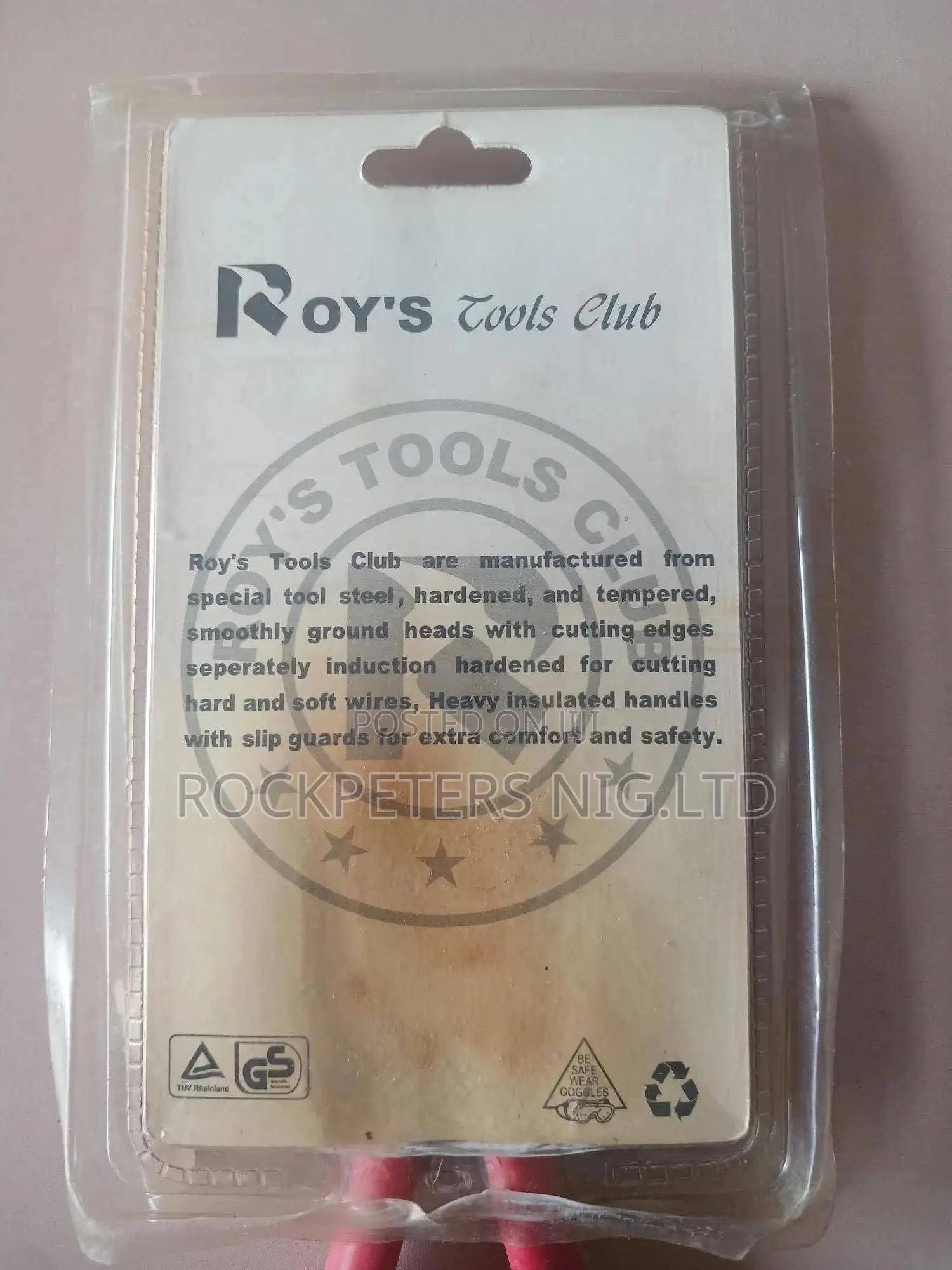 Roys 13" Straight Nose External Circlip Plier 330mm