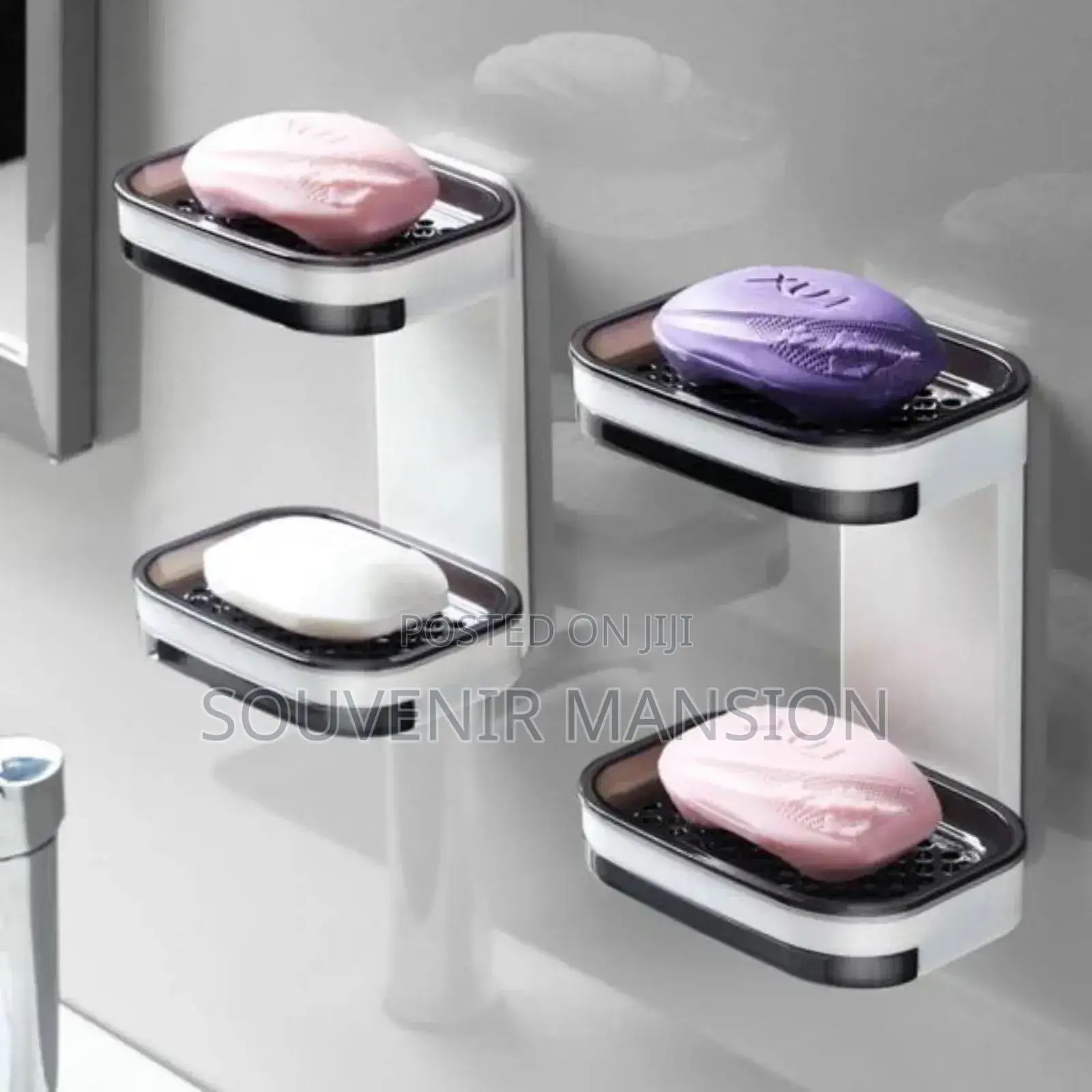Wall Mounted Double Layer Soap Holder