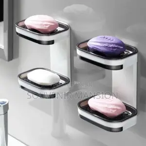 Wall Mounted Double Layer Soap Holder