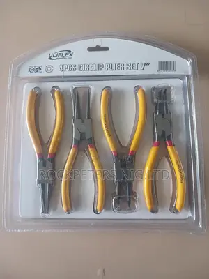 Uliflex 7" 4pcs Circlip Plier Set