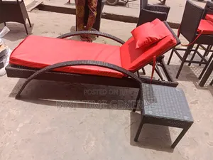 Set of Sweeming Pool One Chair and Stool