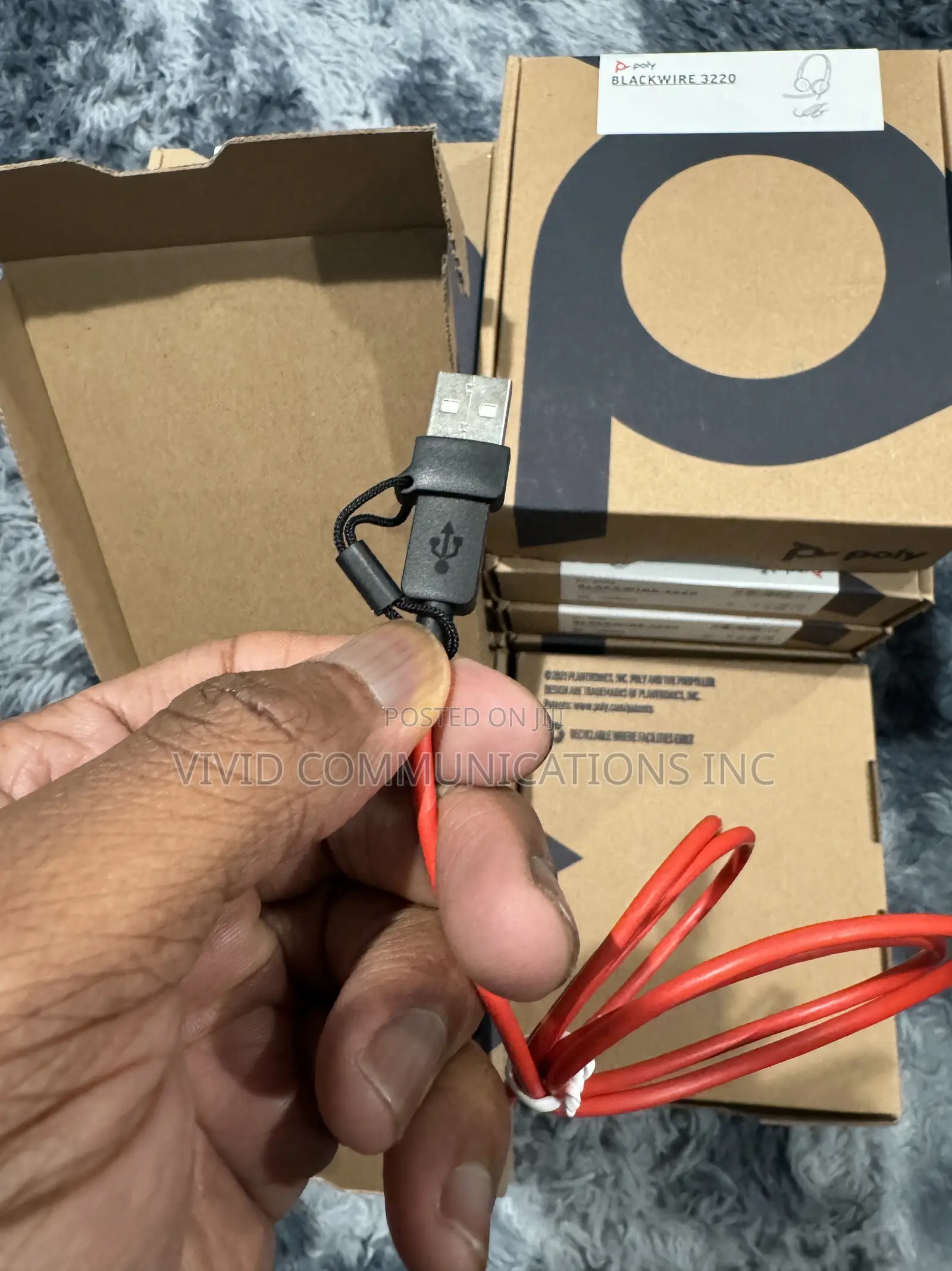 Poly Blackwire 3220 Wired Headset - USB USB-C