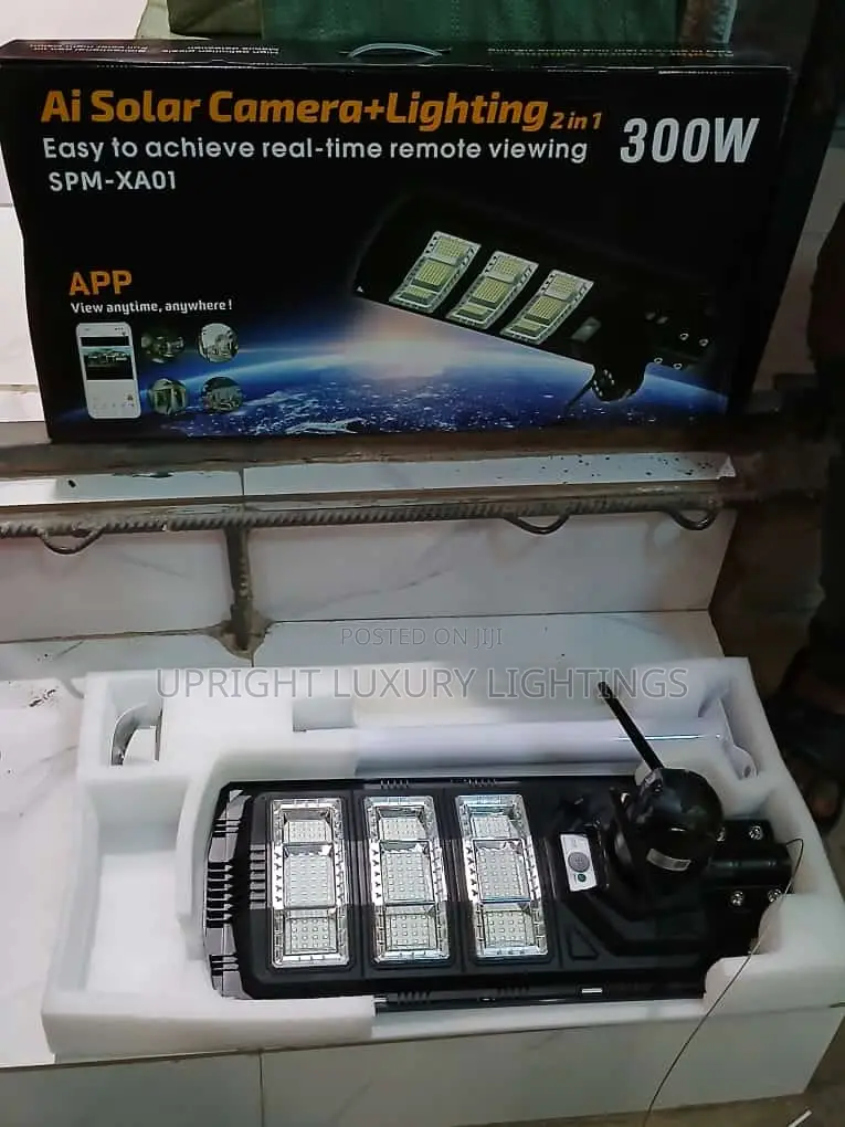 300watts Solar Light With CCTV