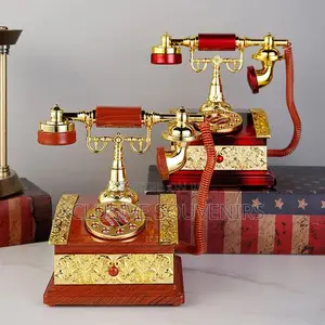 Retro Nostalgic Telephone Landline Drawer Music Box