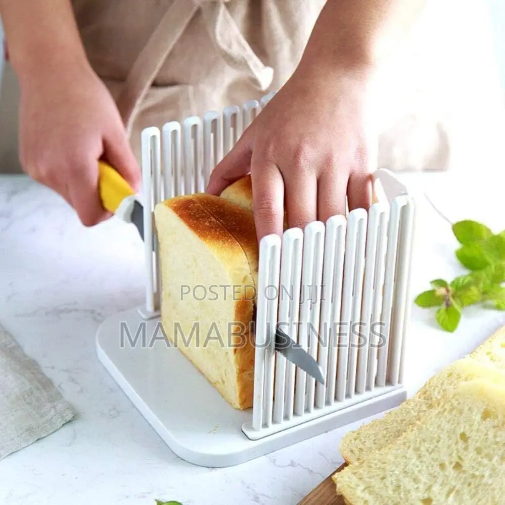Foldable Adjustable Plastic Bread Slicer