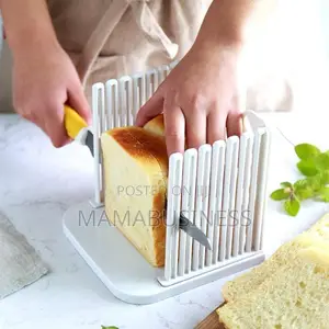 Foldable Adjustable Plastic Bread Slicer