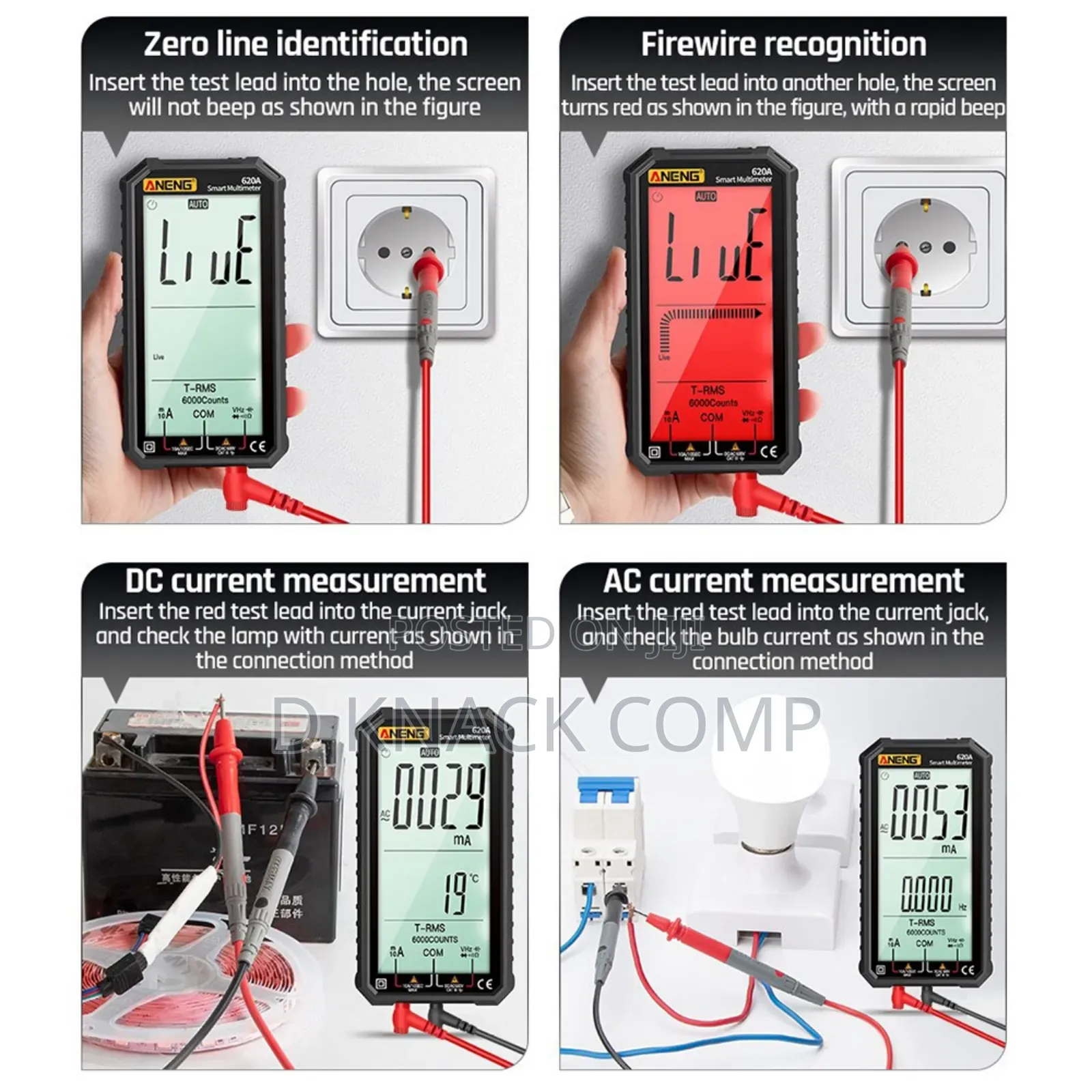 Aneng 620a Digital Smart Multimeter