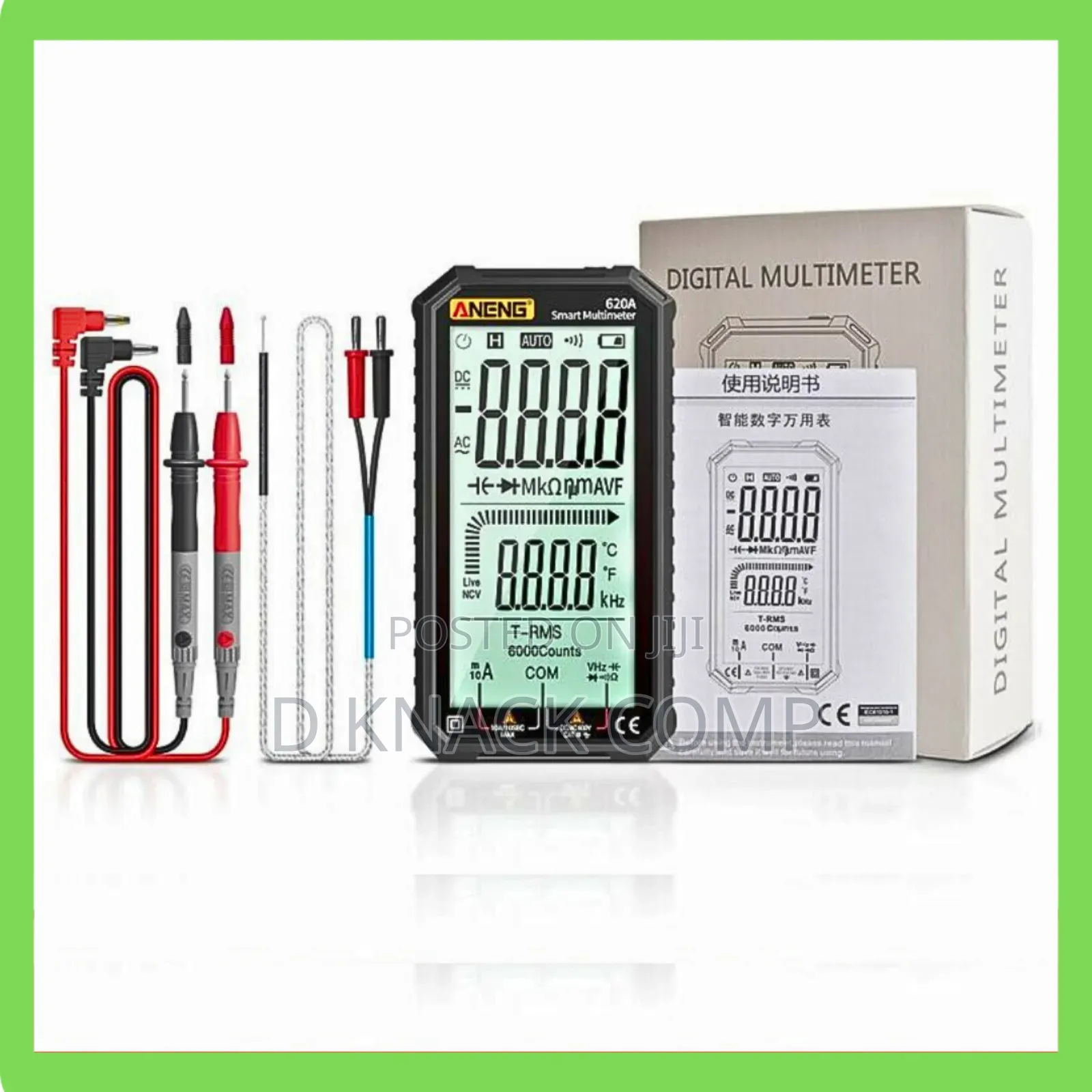 Aneng 620a Digital Smart Multimeter