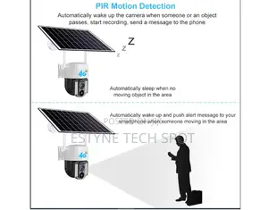 Solar 4g Sim Camera CCTV Screen Wireless Solar