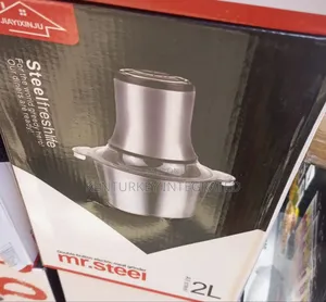 All Steel 2L Mr. Steel Double Button Electric Meat Grinder