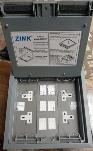 Floor Box 4 Power 6 Data