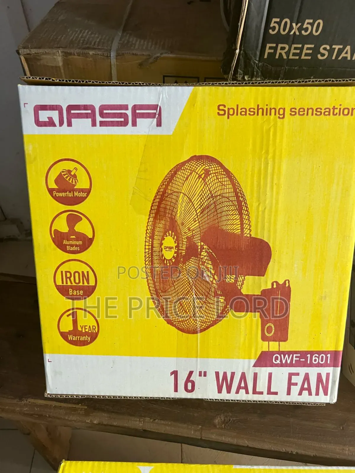 Qasa 16 Inches Wall Fan