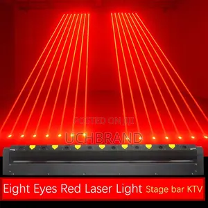 8 Eye Red Laser Bar Light