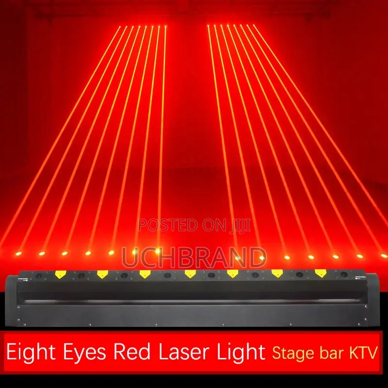 8 Eye Red Laser Bar Light