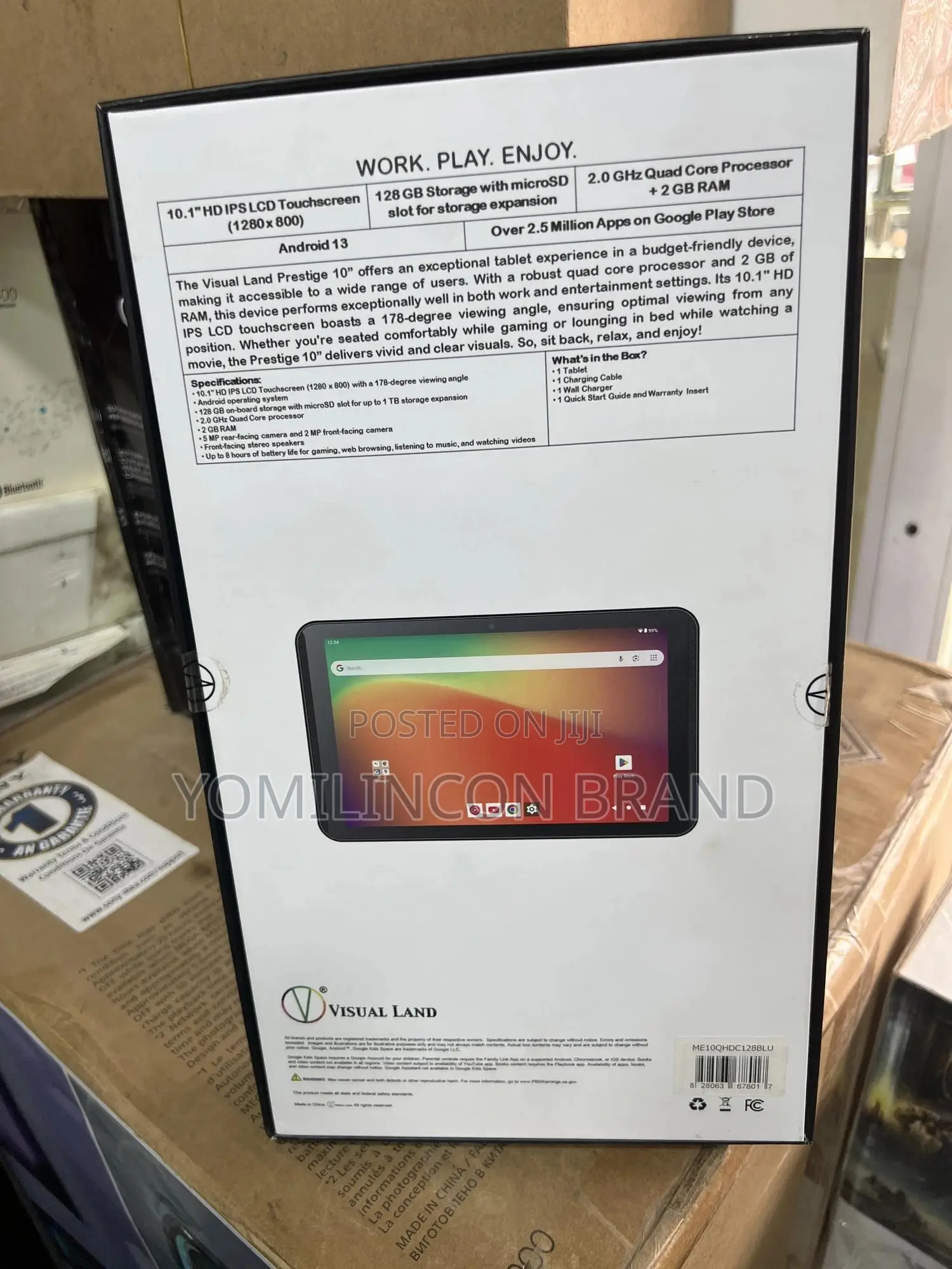 New Tablet 128 GB Black