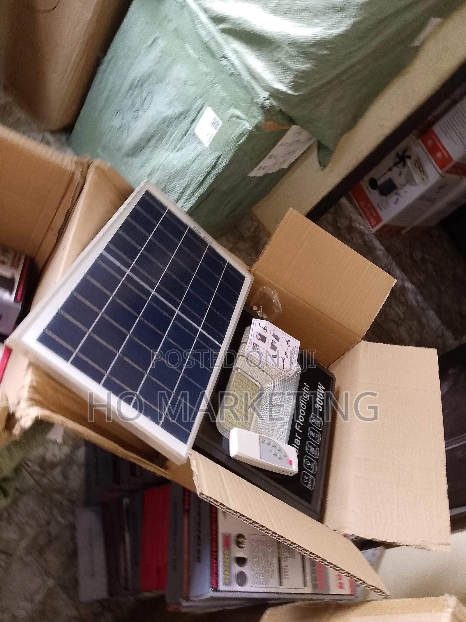 New Quality 300W Floodlight Solar Panel With Remote Control