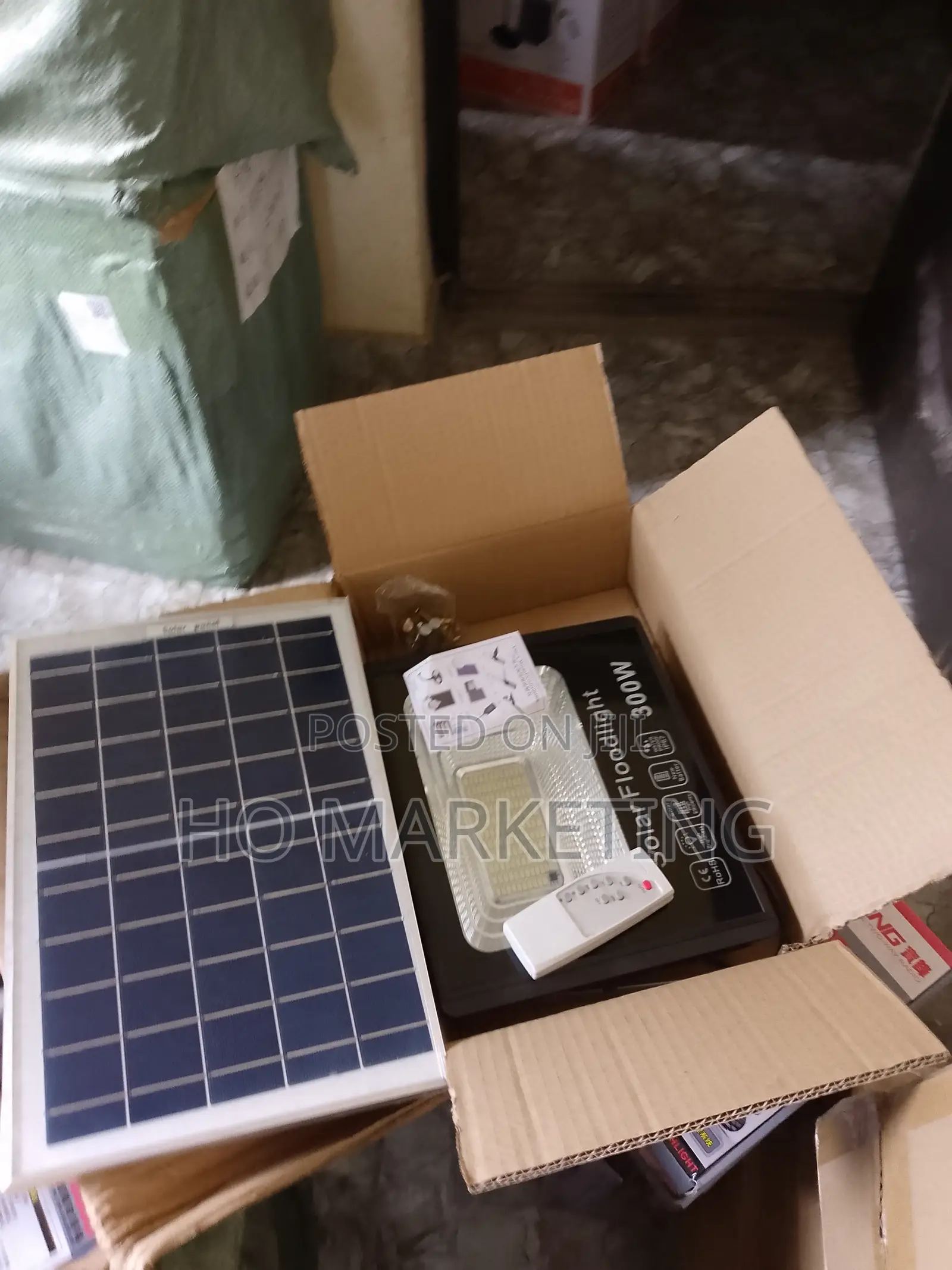 Fast Selling 300W Floodlight Solar Panel With Remote Control