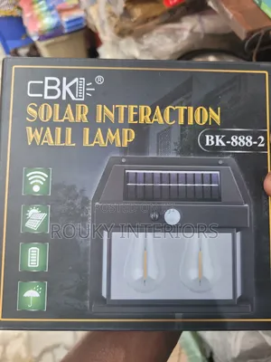 Double Solar Wall Lamp