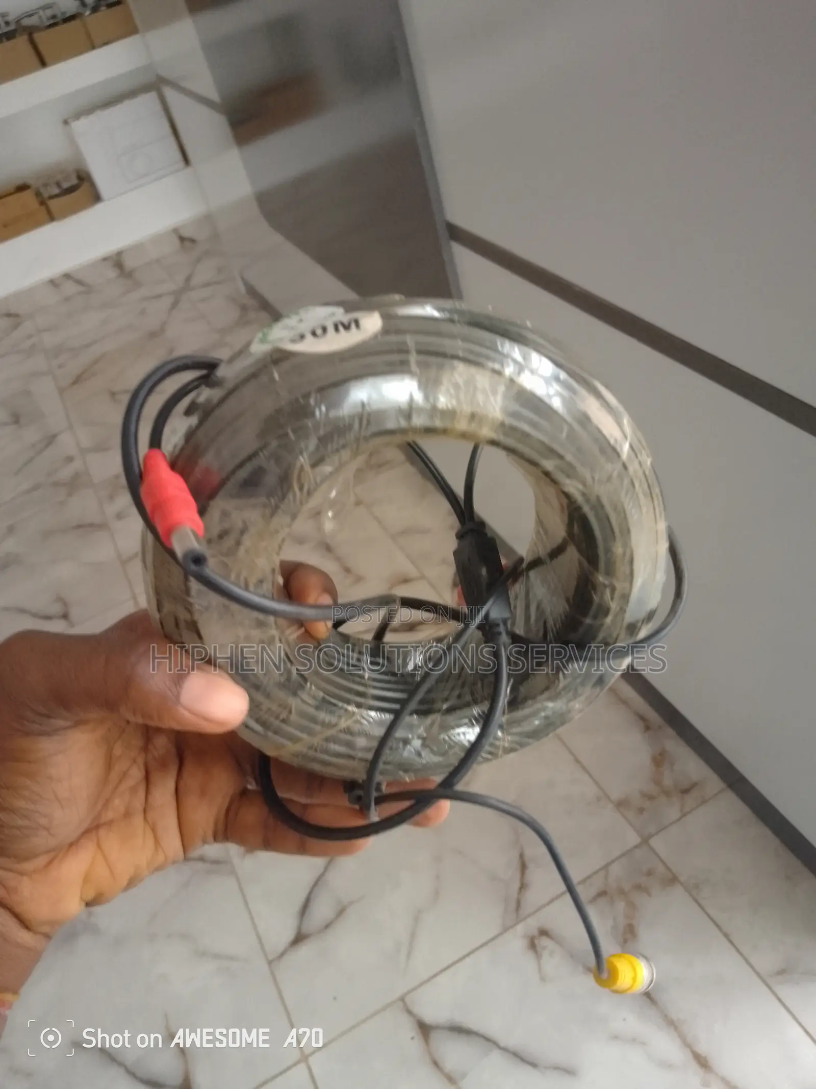 100m CCTV Power + Video + BNC + DC Cable