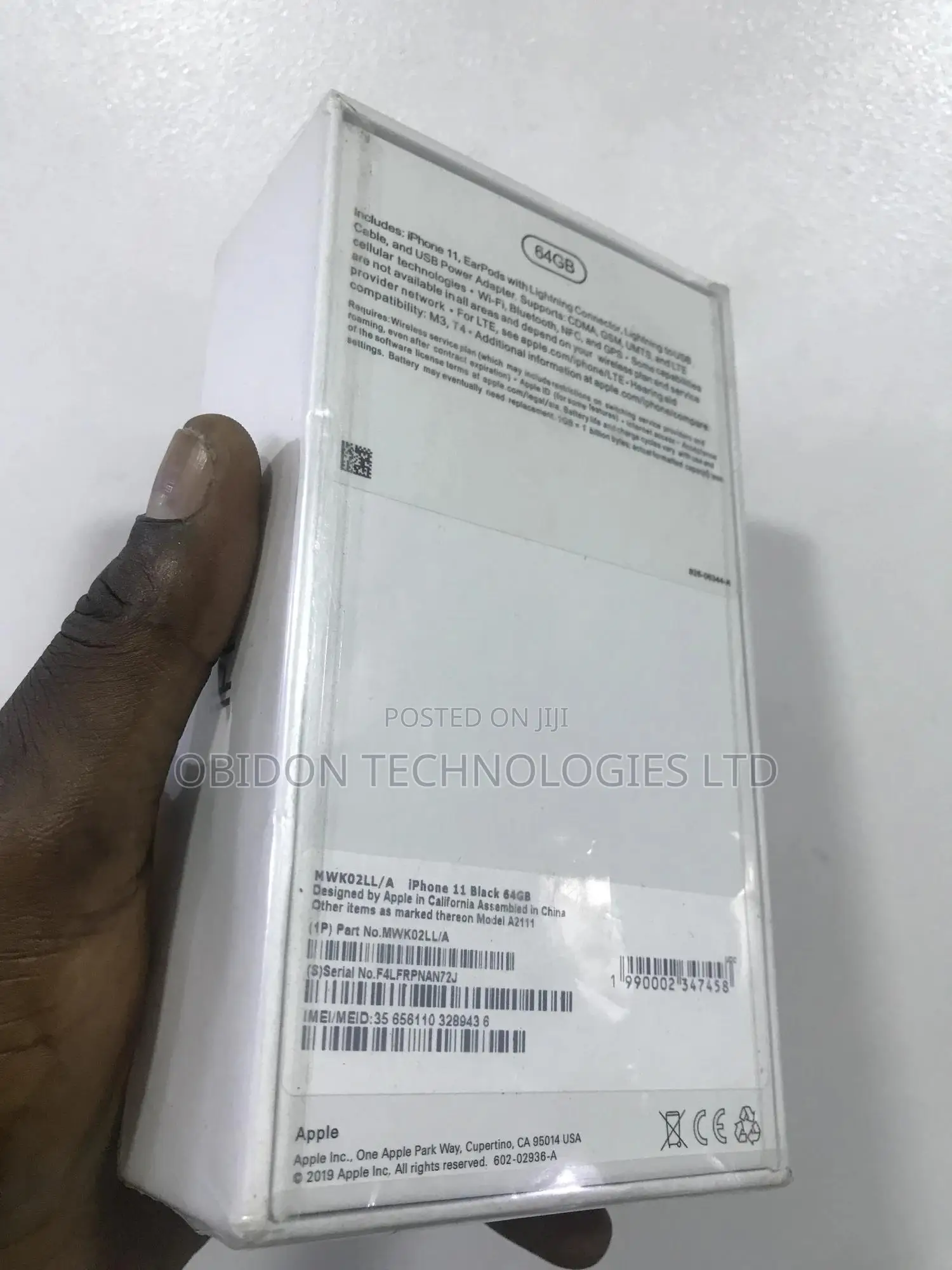 New Apple iPhone 11 64 GB Black