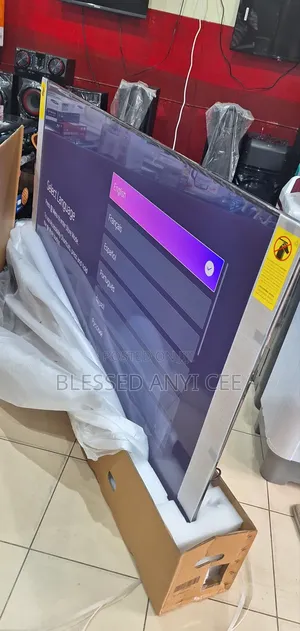 Original Hisense 85"Inch Qled Smart Flameless Netflix Youtube