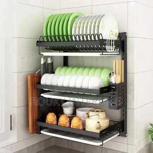 3 Tiers Wall Mounted Dish Rack