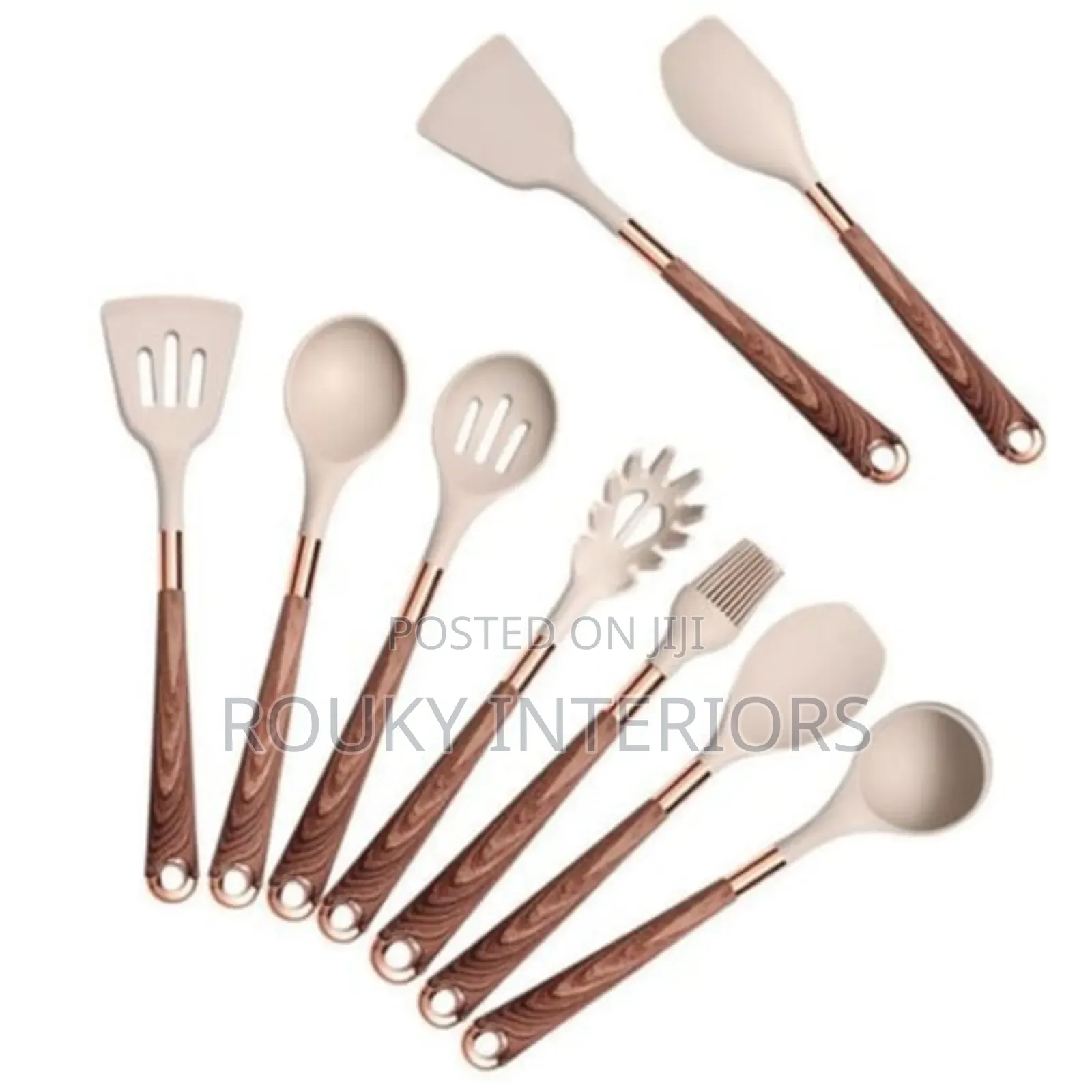 9pcs Quality Silicone Spoons