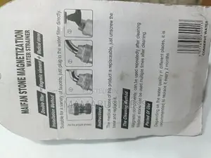 Faucet Water Filter (Magnetized Tap Water Filter) White