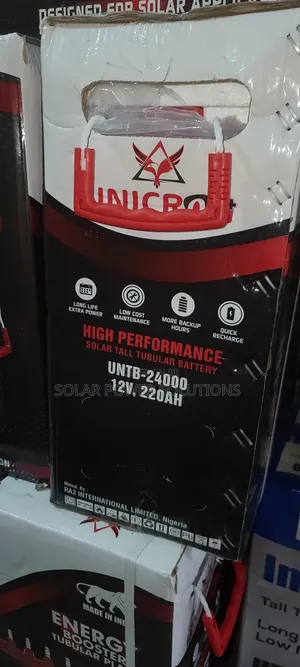 Unicron Premium 12v 220ah Tubular Battery
