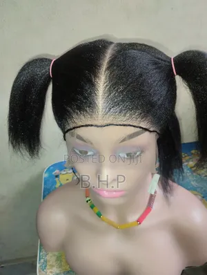 Synthetic Full Lace Wig Tiny Knot,Super Neat With Human Hair