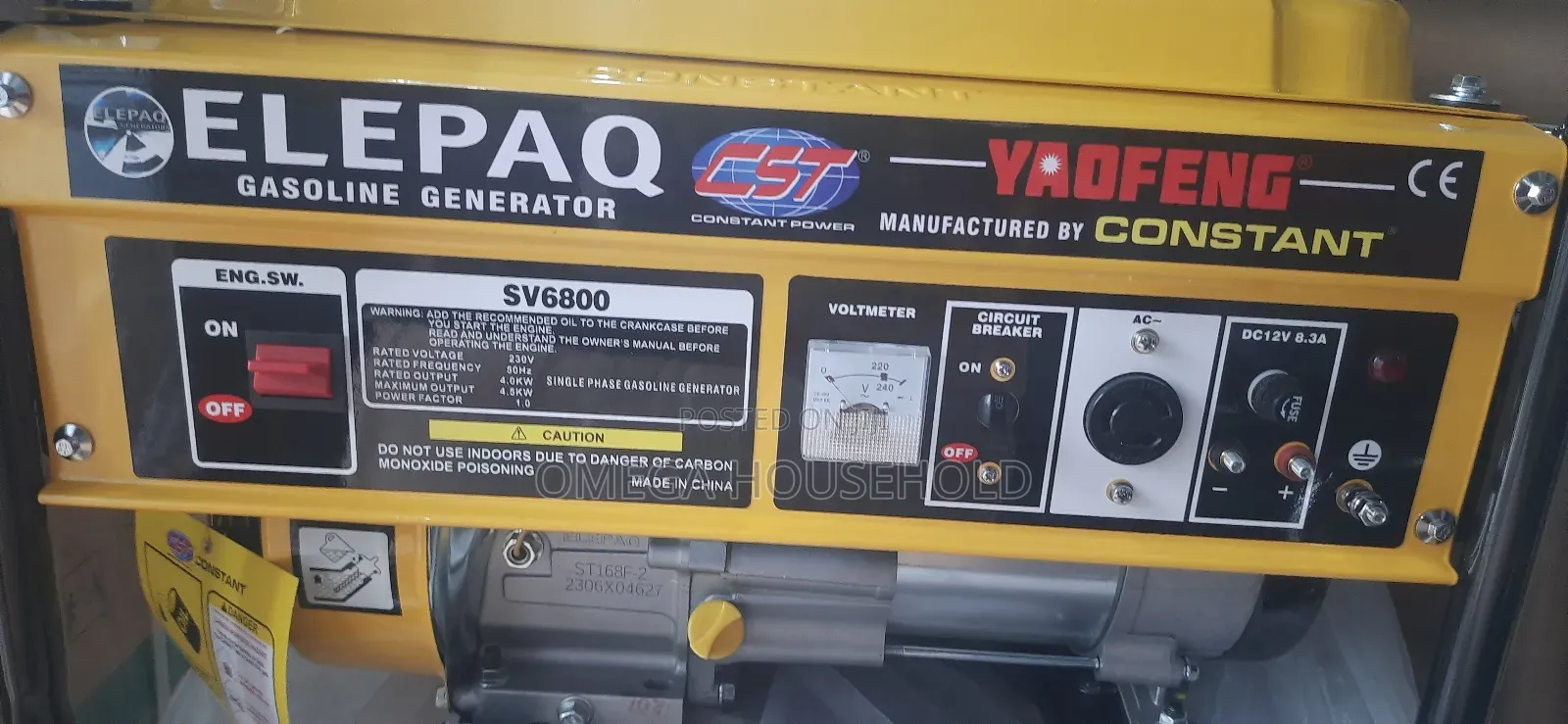 4.5 Kva Elepaq Constant 100  Copper Coil.