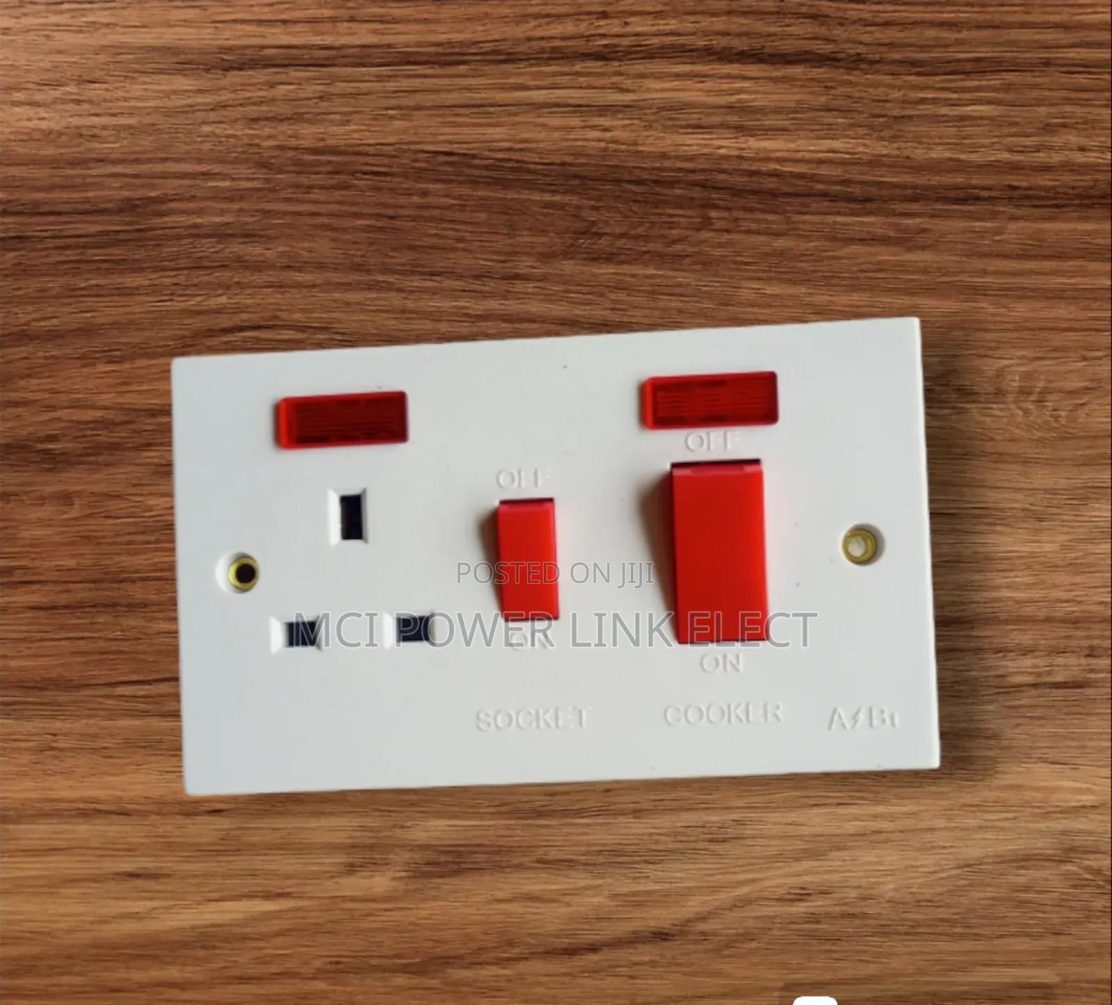 45A DP Cooker Control Unit 13A Socket With Neon