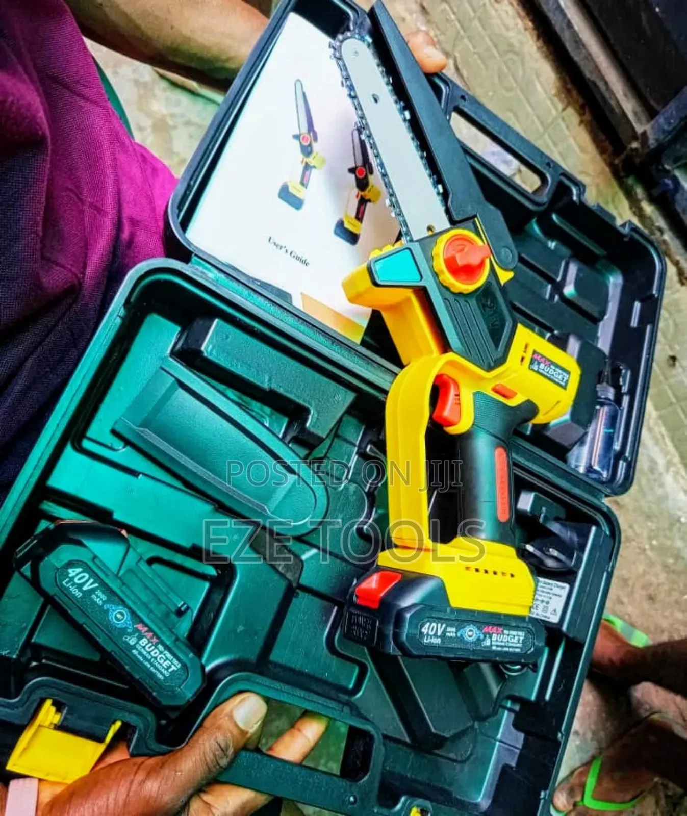 Batter Chain Saw Machine