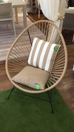 Handwoven Accent Chair Table