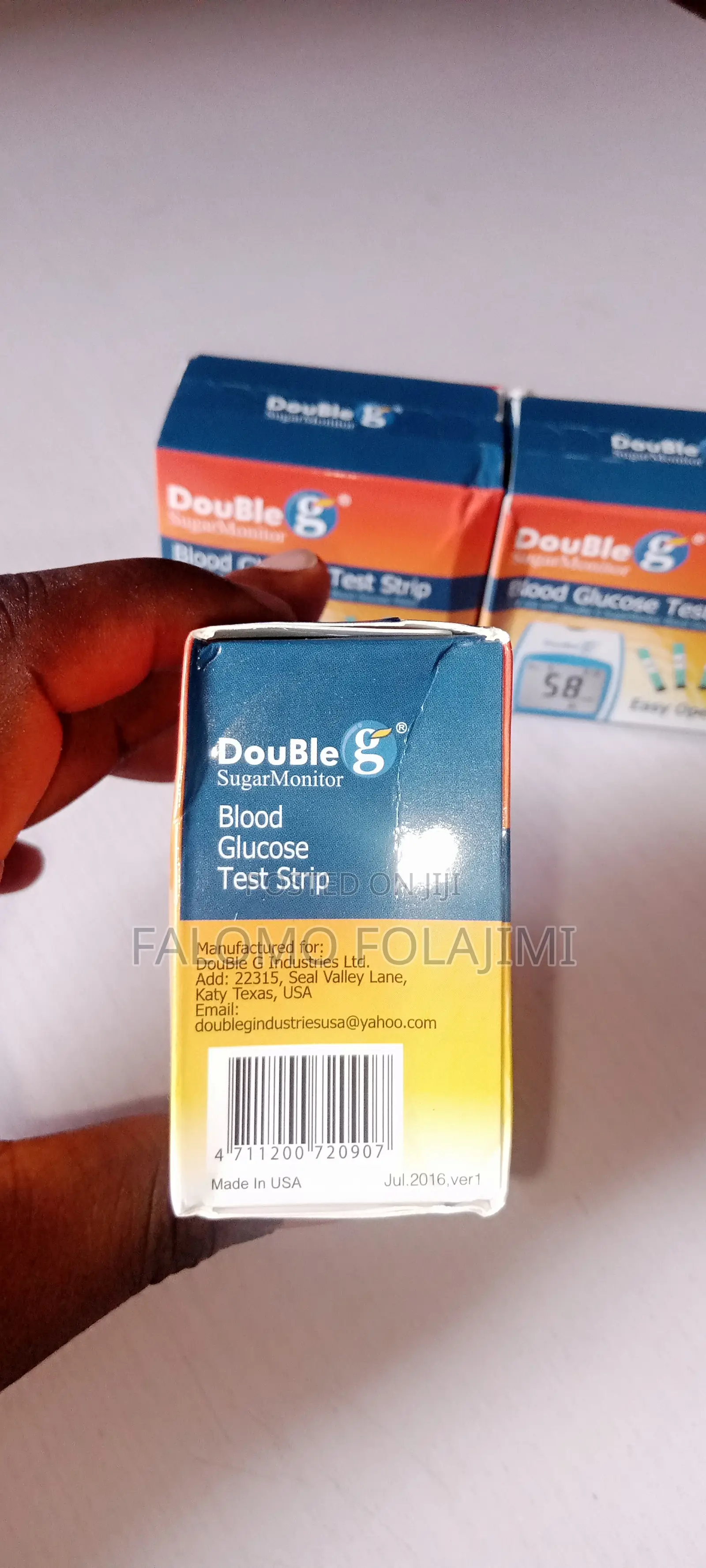 Doubleg Glucose Test Strip (50 Strips)