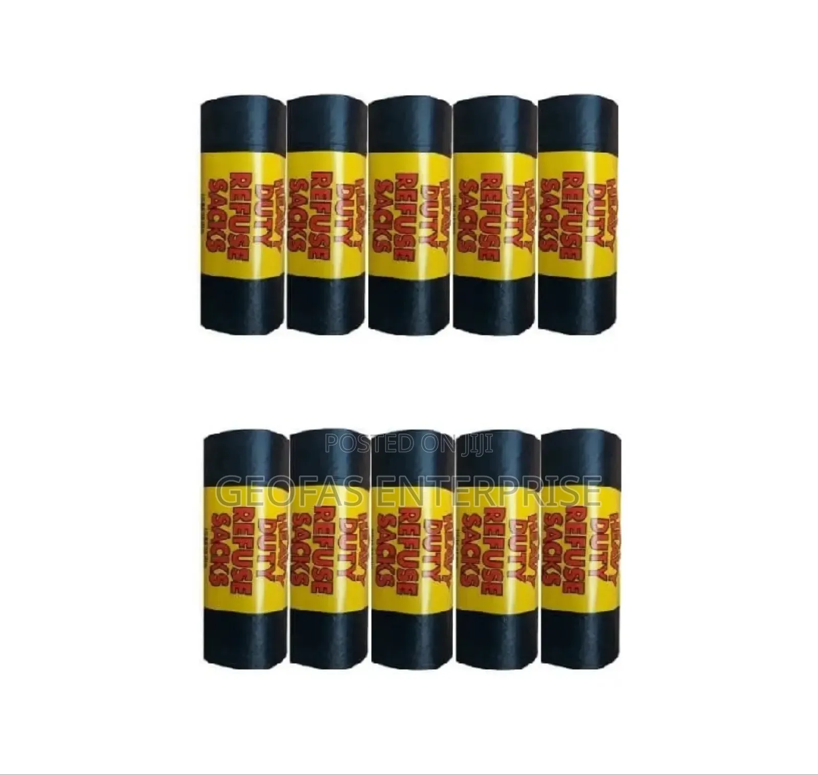 100pcs Disposable Waste and Garbage Nylon Bags – 5 Pack