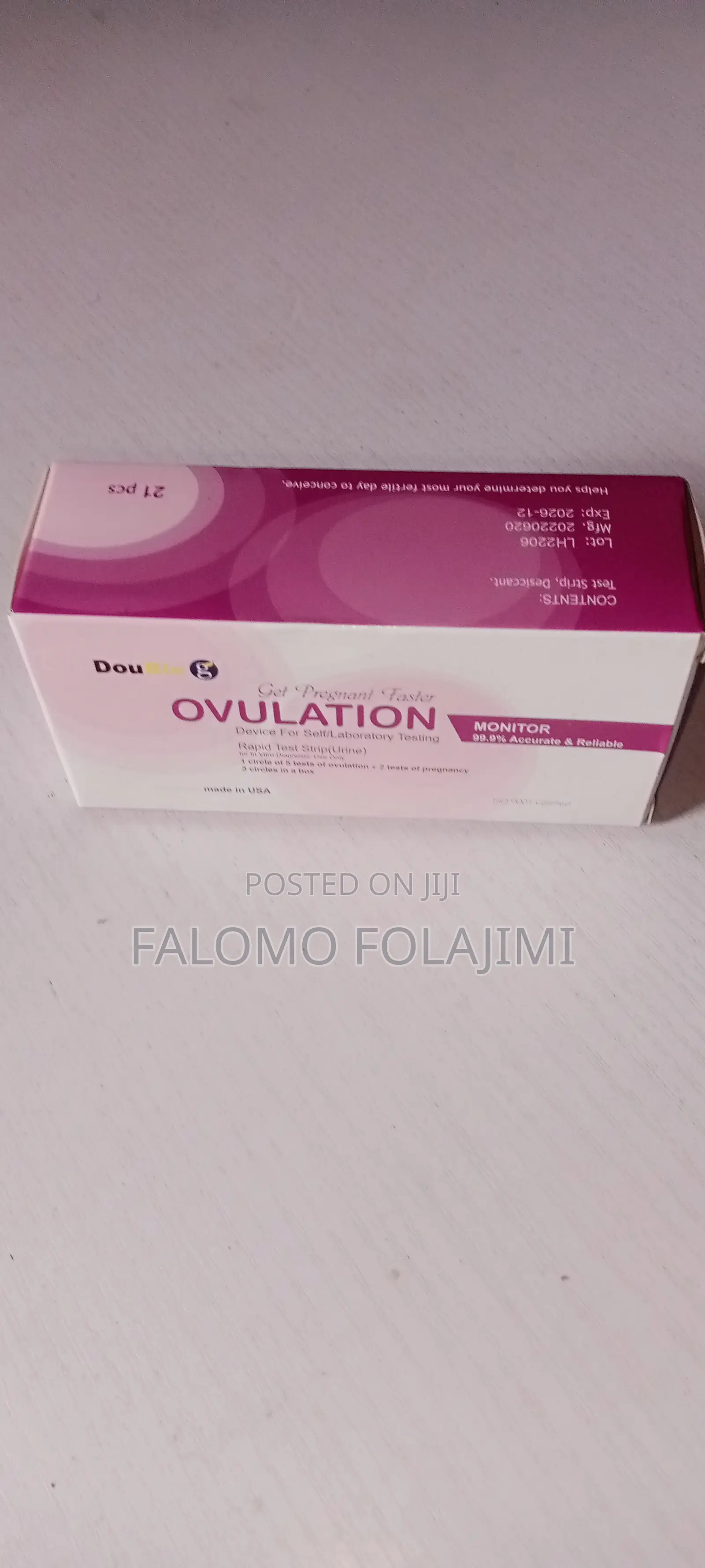 Doubleg Ovulation Test Strip