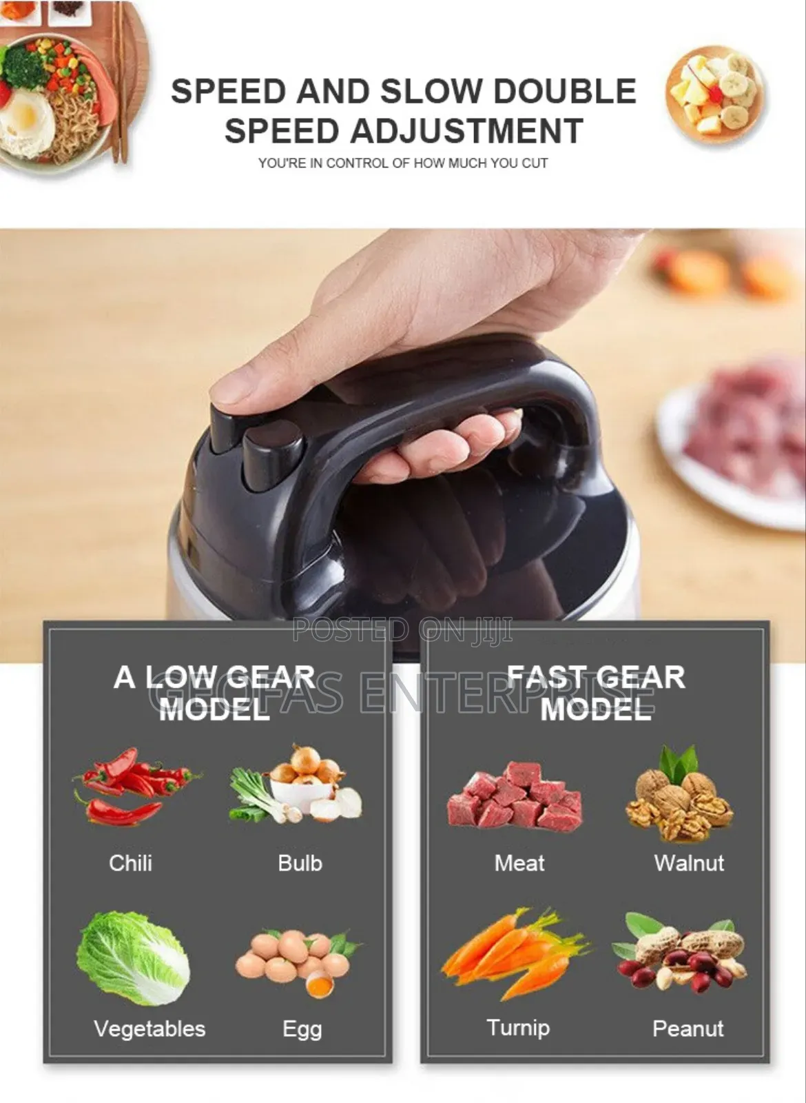 Electric Meat and Vegetable Blender