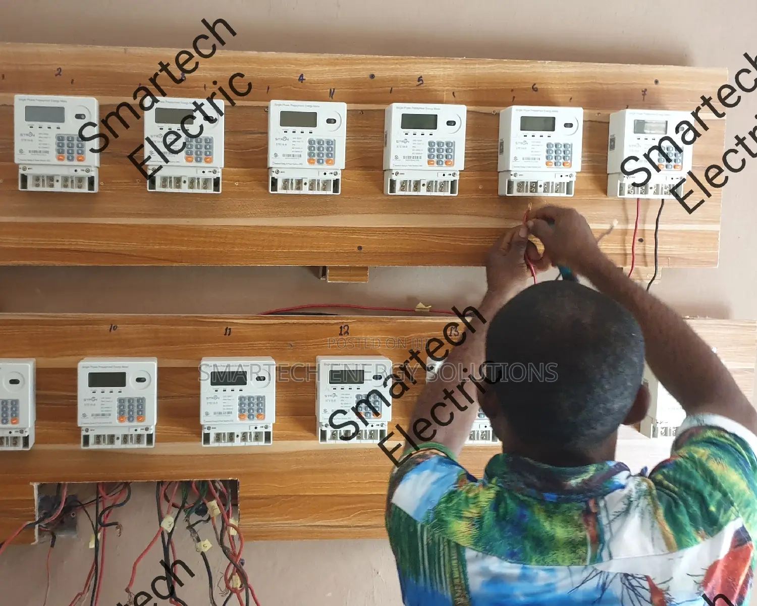 Single Phase Lora-Rf Prepaid Energy KWH STS Check Meter/Ste18-B